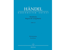 Händel. Rodelinda regina de Longobardi Klavierauszug (dt/it)