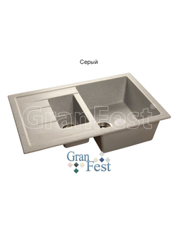 Керамическая мойка Granfest Гранфест GF-Q775KL реверсивная 2 секционная мойка