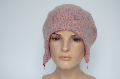 Vizio Италия 8022 шапка ушанка персиковая 33 цвет