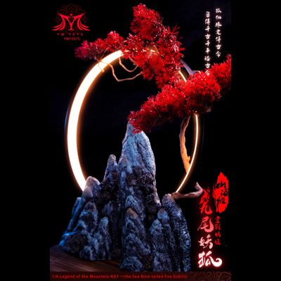 Диорама с подсветкой &quot;Скалы и дерево&quot; - КОЛЛЕКЦИОННАЯ ДИОРАМА 1/6 Fox goblin (YMT087C) - YMTOYS