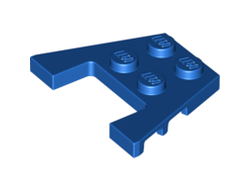 Wedge, Plate 3 x 4 with Stud Notches, Blue (48183 / 4240005 / 4594242 / 6170520 / 6411630)