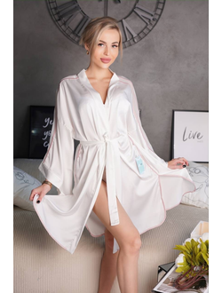 Халат кимоно Виктория Сикрет цвет белый