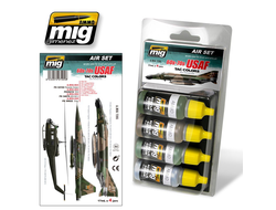 Ammo MIG: Набор акриловых красок: 60s-70s USAF TAC Colors