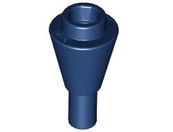 Cone 1 x 1 Inverted with Bar, Dark Blue (11610 / 6249288)