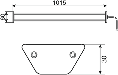 Линейный светодиодный светильник SkatLED Line-3610, 3 года гарантии