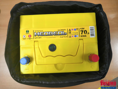 Термокейс ТК-А3 Asia box, подходит для авто с АКБ А/h: 60, 65 (D23), Габариты, мм: 232x173x225