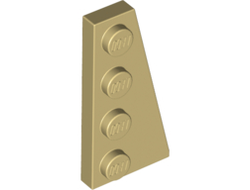 Wedge, Plate 4 x 2 Right, Tan (41769 / 4160865 / 4616490 / 6177890)