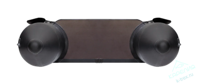 Лодка ПВХ Мастер Лодок Таймень NX2850CKK Слань-книжка киль "Комби" Графит / Чёрный