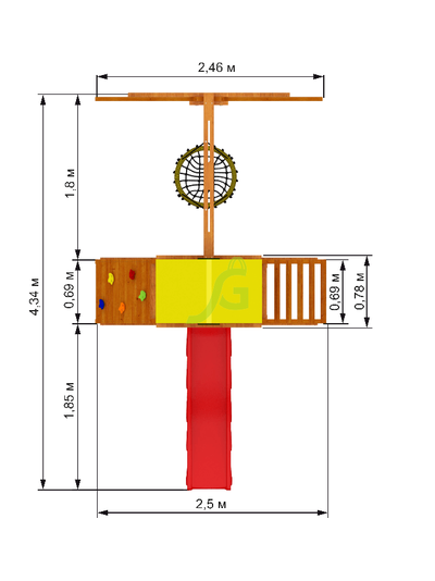 Детская игровая площадка IgraGrad Старт 2