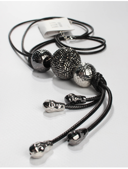 Подвеска "Блестящие шары" серебро