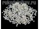 украшение "Полушар" 6 мм, цвет-белый жемчуг, материал-акрил, 60 шт/уп