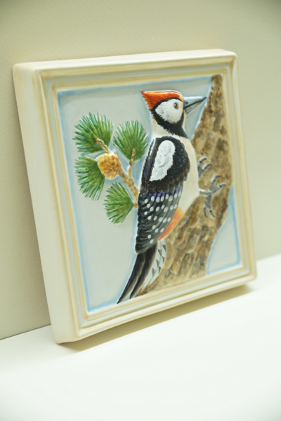 Дятел (панно)