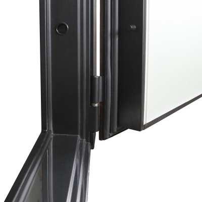 Стальная дверь   Фаворит с матовым зеркалом. Заказная модель.