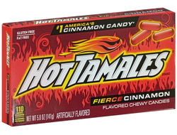 Американские драже Mike & Ike Hot Tamales Cinnamon