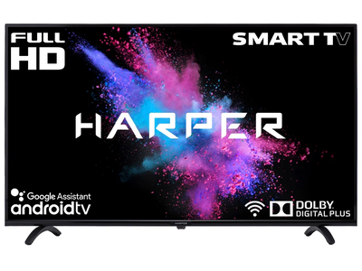 Телевизор Harper 40F720TS, 40" Full HD  Smart TV  Черный