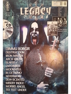 Legacy Magazine Issue 26 Dimmu Borgir Cover, Немецкие журналы в Москве, Intpressshop, Intpress