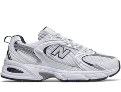 New Balance 530 Белые с серым спортивные