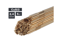 Пруток сварочный TIG, бронза (CuSi3), ? 2,4 мм, 5 кг