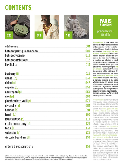 Pre-Collections Magazine Paris & London Spring-Summer 2025 Иностранные журналы о моде, Intpressshop