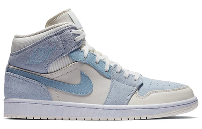 Купить кроссовки Nike Air Jordan 1 Mid SE Sail Light Blue DA4666-100