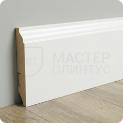 Плинтус МДФ Hannahholz Aktuell Wells Kollektion 301 под покраску 16х81х2400 мм.