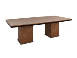 Переговорный стол на деревянных опорах 7091