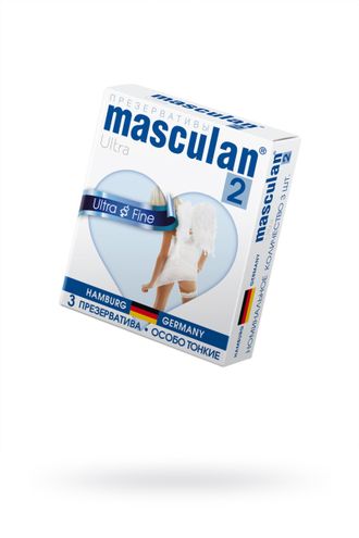 309 ПРЕЗЕРВАТИВЫ MASCULAN, ULTRA 2, ОСОБО ТОНКИЕ, 19 СМ, 5,3 СМ, 3 ШТ.( ULTRA FINE № 3)