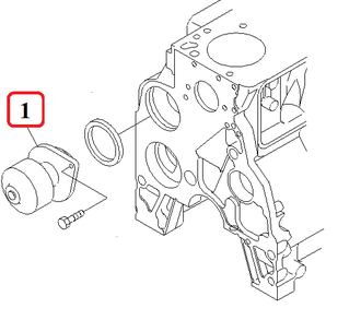 6735-61-1101  Водяной Насос KOMATSU