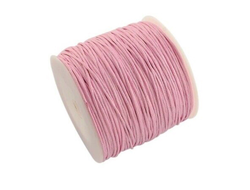 Вощенный шнур. Цвет розовый