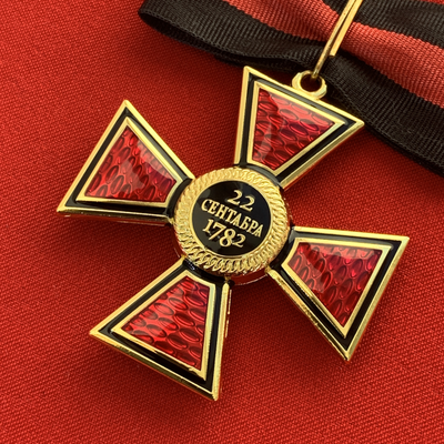 Орден Святого Владимира 3-й степени, с бантом из муаровой ленты. Полноразмерная копия LUX! Лот № 77.