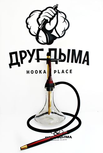 Кальян Alpha Hookah Model S Red Candy Красный Лак