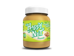 (Happy Nut) арахисовая паста натуральная - (330 гр)