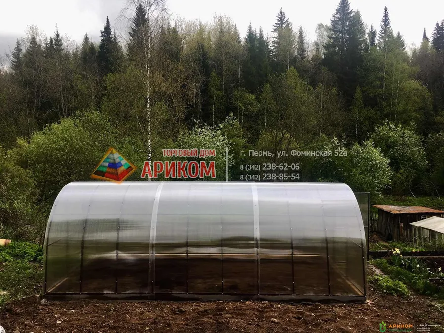 Теплицы и сотовый поликарбонат в Перми от Ариком