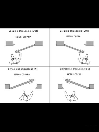 Комплект скрытой двери Pro Design Glass Crystal Graphite Mat
