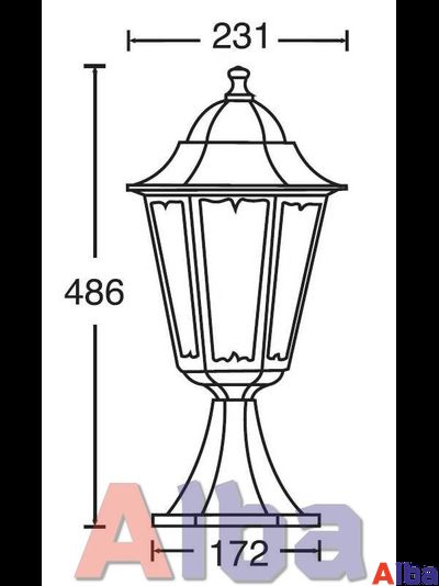 Petersburg 79804 w Парковый светильник