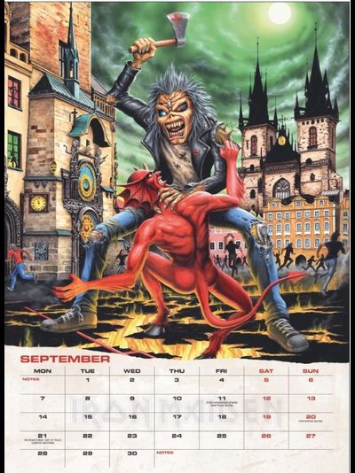 Iron Maiden Official Календарь 2026