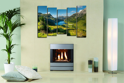 Модульная картина "Горный воздух"