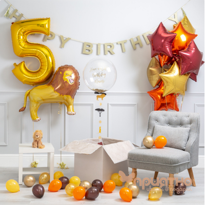 СЕТ ИЗ ВОЗДУШНЫХ ШАРИКОВ "САФАРИ"