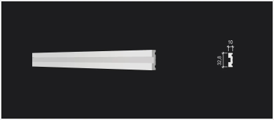 Молдинг из дюрополимера Decor Dizayn DD637, 3 метра