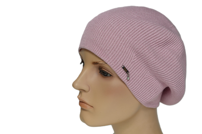 розовый берет женский весна осень