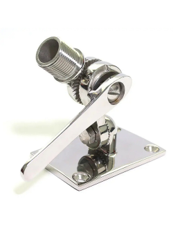 Поворотное крепление антенны на плоскость Shengda SD-MRF002 резьба 1"x14 из нержавеющей стали 316