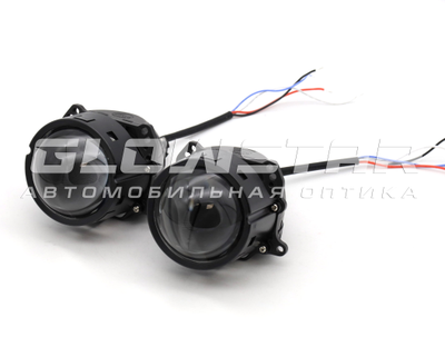 Билед модули Aozoom A15 24 вольта, 3.0 дюйма, 2 чипа, 5500K, 24V, 58W/65W, крепление 3R и съемное гаечное