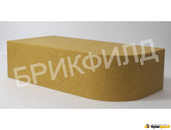 Кирпич облицовочный фигурный (1). Желтый. Кирпичный завод Брик Филд