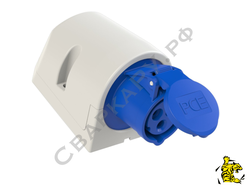 Розетка настенная PCE 113-6 220В/16А 3 полюса IP44 CEE ударопрочная брызгозащищенная