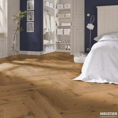 Паркетная доска PS 500 Meister Дуб витал 8808 в интерьере