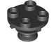 Plate, Round 2 x 2 Thin with Rotation Stem, Black (40145 / 6252373)