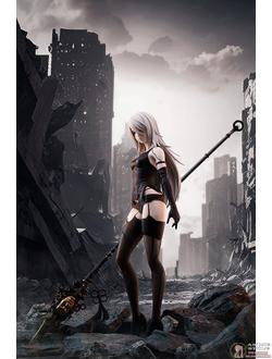 Фигурка 1/4 Йорха-A2 (YoRHa Type A No.2 B-style)