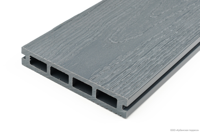 Террасная доска МПК 3D-Фактура 18мм Серый