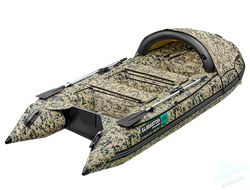 Лодка ПВХ Gladiator Active C370AL Camo с алюминиевым полом