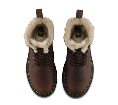 Dr. Martens 1460 DM'S Wintergrip Kolbert Dark Faux Fur
